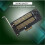 Scheda Adattatore M.2 NVMe e NGFF SSD A Doppio Protocollo su PCI Express M.2 con MKey BKey 4