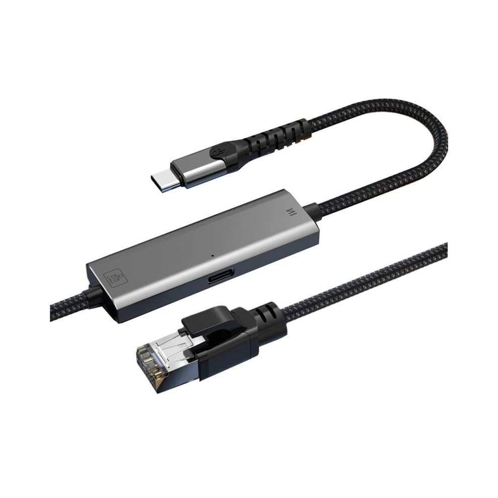 1000Mbps Ethernet Gigabit Adapter Type-C To Rj45 Network Card 1000Mbps Gigabit Ethernet Converter Pd100w 3 Meters 4713940414085