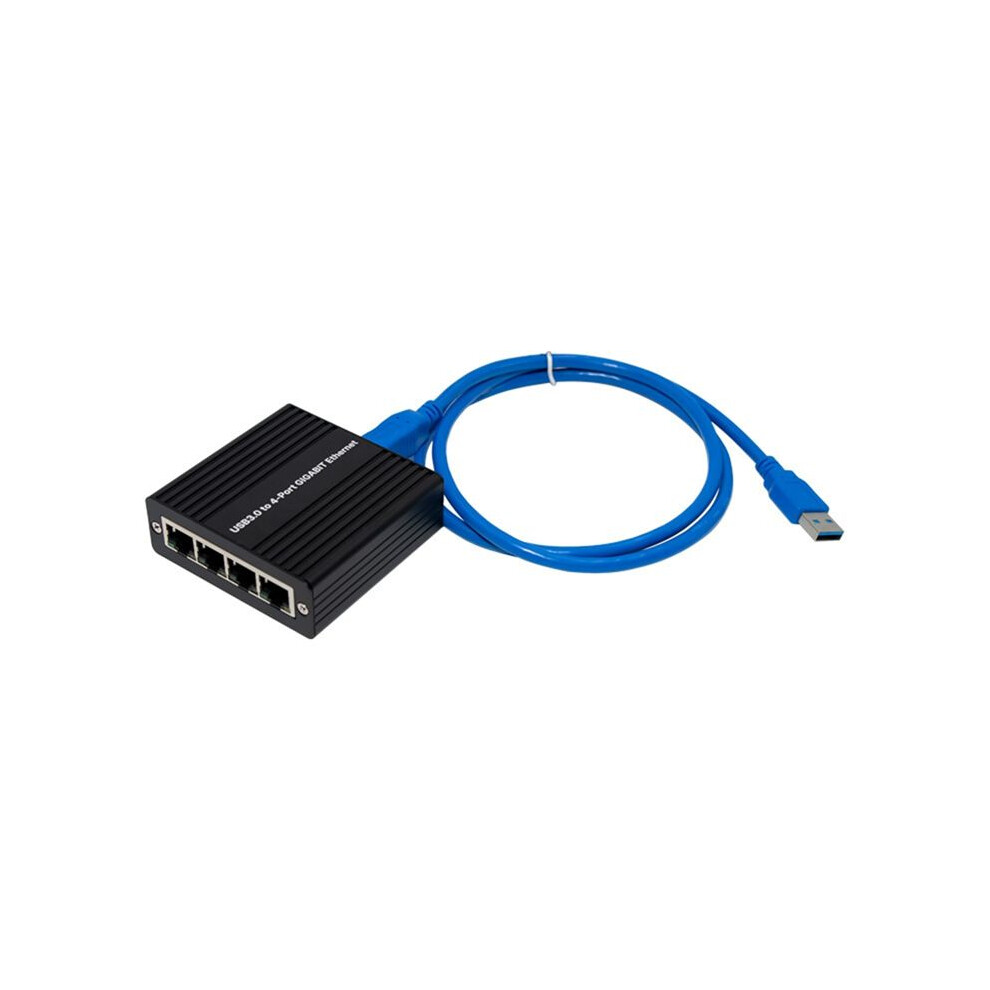 St7491 Rj45 Gigabit Ethernet Adapter Usb3.0 To 4-Port Lan Gigabit Ethernet Usb For Gaming Network Card Rtl8153 4712986719055