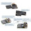 X1300 -Compatible to CSI-2 Module Supports 1080P@60fp I2S Audio for Raspberry Pi 5 6