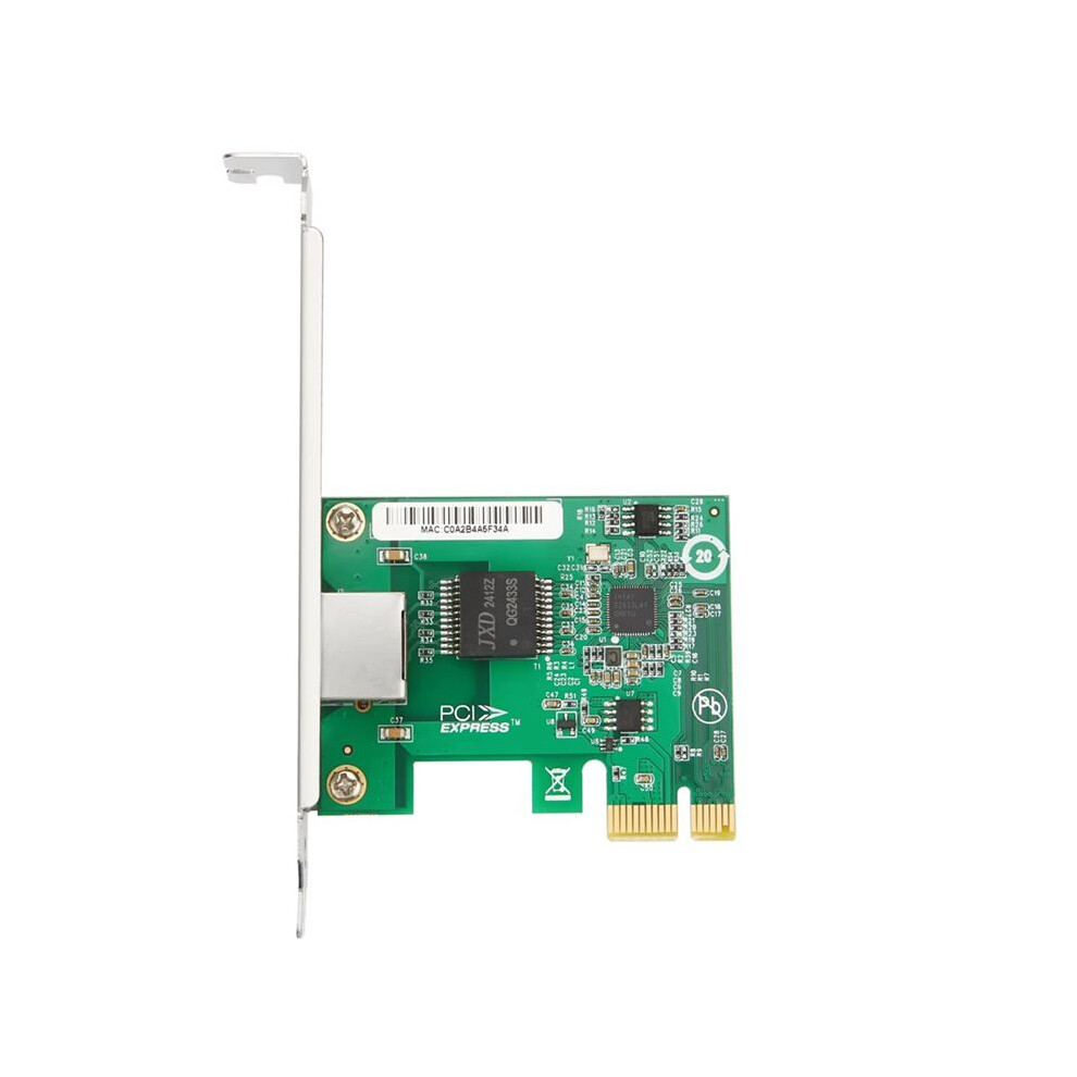 Pcie Rj45 Network Card I226 Gigabit Ethernet Adapter Esxi 8 Support 100/1000/2500Mbps Lan Adapter For Gaming Nas Server 4712060457125