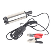 Oil Diesel Transfer Pump 12L Per Minute Flow Rate, Submersible Pump With Stainless Steel Shell, 12V DC Portable Fuel Extractor For Kerosene Water