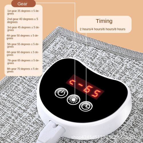 (Gray Digital Display) Electric Heating Table Heater 2