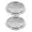 4Stk Abfalleimer Klappdeckel Küchen Einbau Silber 2
