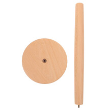 5St Khaki Papierrolhouder Hout Staand Voor Thuis En Werkplek