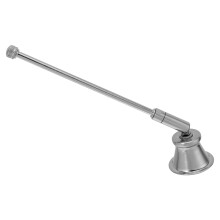Zilveren Metalen Kaarsenblusser Met Retro Draaibaar Ontwerp