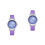 2St Violet Kinderhorloge Cartoon Quartz Waterdicht 6