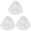 3St Witte Mesh Waszak Met Polyester Voor Wassen Van Kleding 3
