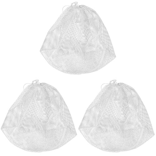 3St Witte Mesh Waszak Met Polyester Voor Wassen Van Kleding 2