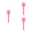 3St Roze Microfoonhouder Draagbaar Mic-Adapter Uit Schuim En Plastic 7