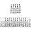 100St Decoratieve Witte Plastic Zitplaatsbordjes Voor Bruiloften 2