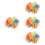 4St Interessante Clown Pruiken Wasbaar Multi-Functioneel Festival 6