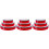 9St Handtrommel Kind Speelgoed Rood, Interactieve Muzikale Handbel 4