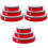 9St Handtrommel Kind Speelgoed Rood, Interactieve Muzikale Handbel 3