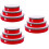 9St Handtrommel Kind Speelgoed Rood, Interactieve Muzikale Handbel 7