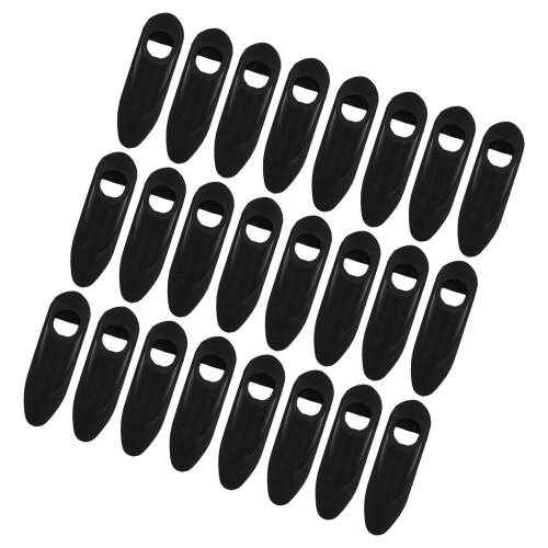 50St Zwarte Plastic Framepluggen Voor Kabelgeleiding 1