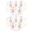 4Sets Roze Displayhouder Acryl Met Magnetische Oefenstand 1