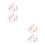 4Sets Roze Displayhouder Acryl Met Magnetische Oefenstand 4