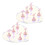 4Sets Roze Displayhouder Acryl Met Magnetische Oefenstand 2
