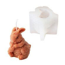 Créez des bougies réalistes avec ce joli-Câlin lapin carotte