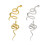 Fashionable Gold Snake Pin Designs for-Sharp weapon silver 2