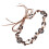 5Pz Boho Con Perline in Legno Corda Intrecciata Marrone 1
