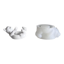 Moules de support de bougie en forme d'ours,-embrasser un ours