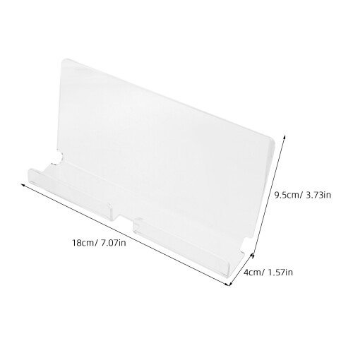 Porta Tablet Muro Trasparente in Acrilico Per Uso Hands-Free 1
