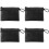 4Pz Borsa Golf in Nera Compatta E Versatile 5