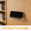 Porta Tablet Muro Trasparente in Acrilico Per Uso Hands-Free 7
