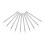 20Pz Nail Art Acciaio Manicure Argento 3