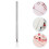 20Pz Nail Art Acciaio Manicure Argento 11