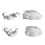 Moules de support de bougie en forme d'ours,-embrasser un ours 2