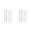 20Pz Nail Art Acciaio Manicure Argento 8
