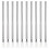 20Pz Nail Art Acciaio Manicure Argento 2