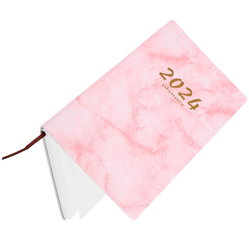 5Pz Notebook Agenda 2024 Rosa Pu+carta Planner Per Studenti 2