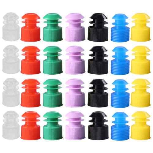 200Pz Tappi in Per Laboratorio Provette Colorate 2