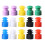 200Pz Tappi in Per Laboratorio Provette Colorate 5