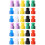 200Pz Tappi in Per Laboratorio Provette Colorate 9