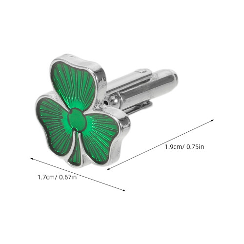 2 Ierse Cufflinks Klavergeluk Passende 2