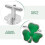 2 Ierse Cufflinks Klavergeluk Passende 7
