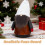 24Sets Weihnachts Bart Mit Holzperlen Polyester Bastelset Bunt 7