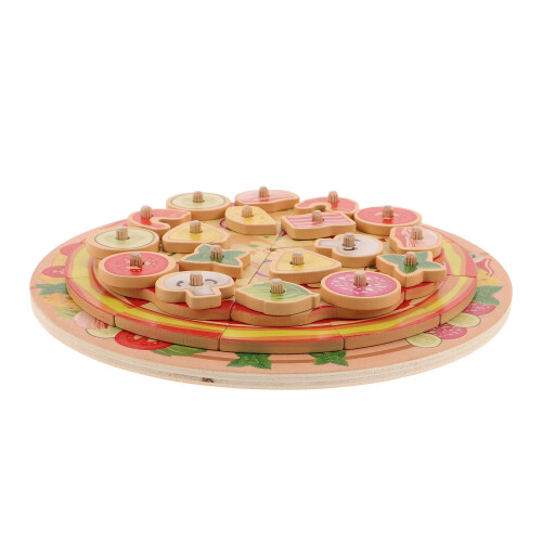 Pizza De Brinquedo Colorido Para Cozinha Infantil