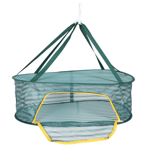 5Pcs Space-Saving Foldable Hanging Drying Rack Mesh Net for Home Use