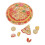Pizza De Brinquedo Colorido Para Cozinha Infantil 11
