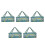 5Pcs Space-Saving Foldable Hanging Drying Rack Mesh Net for Home Use 8