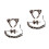 2Conjuntos Conjunto Fantasia Leopardo Com Tiara E 5