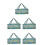 5Pcs Space-Saving Foldable Hanging Drying Rack Mesh Net for Home Use 7