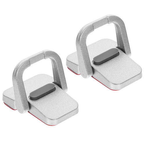 5Pares Suporte Estável Para Laptop Prateado Com Design Compacto 1