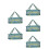 5Pcs Space-Saving Foldable Hanging Drying Rack Mesh Net for Home Use 5